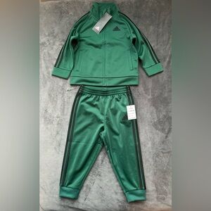 Brand New Adidas Classic Track Jacket & Joggers Set Size 18M